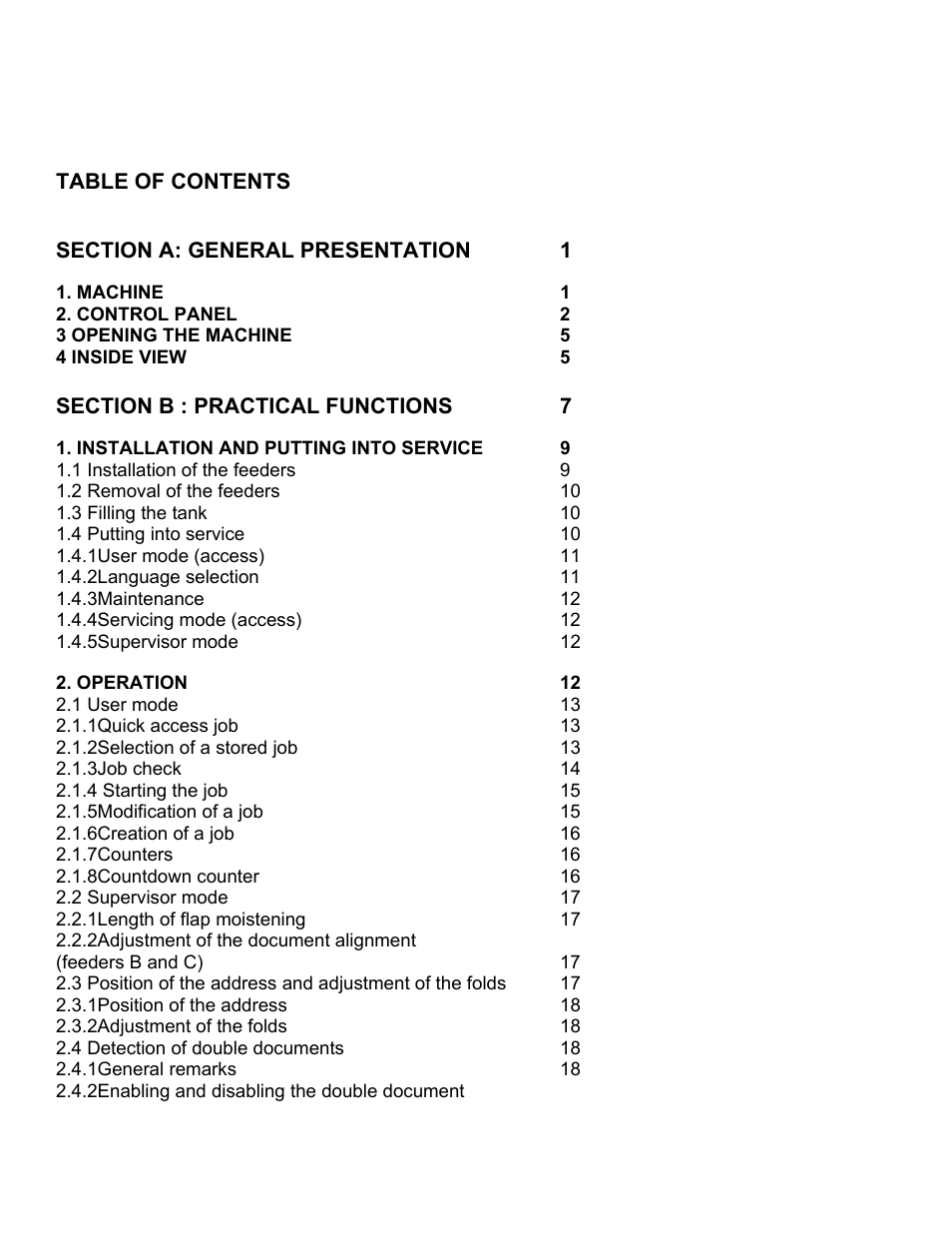 Formax 6200 (600) Series User Manual | Page 5 / 59