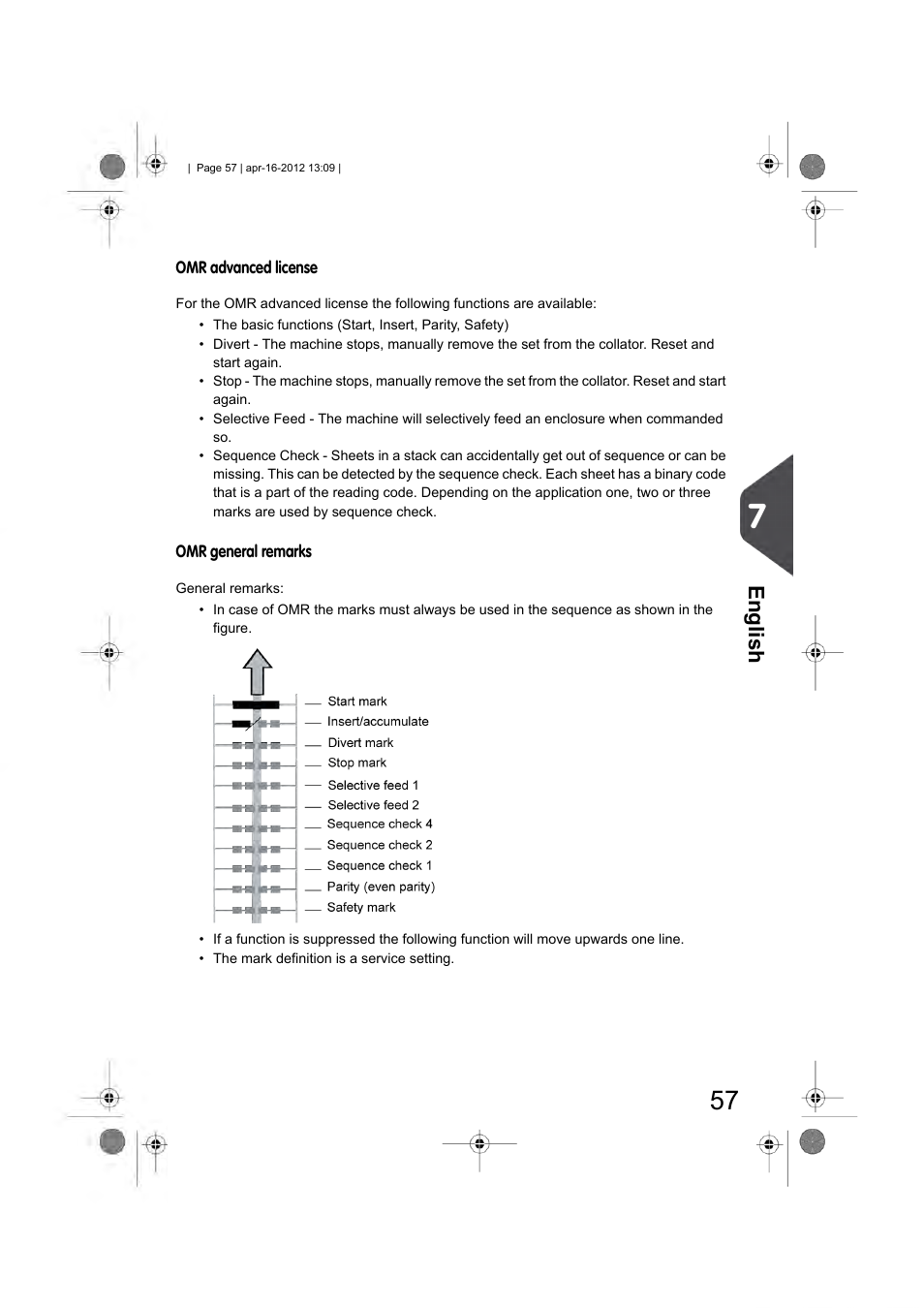 English | Formax 6204 Series User Manual | Page 62 / 90