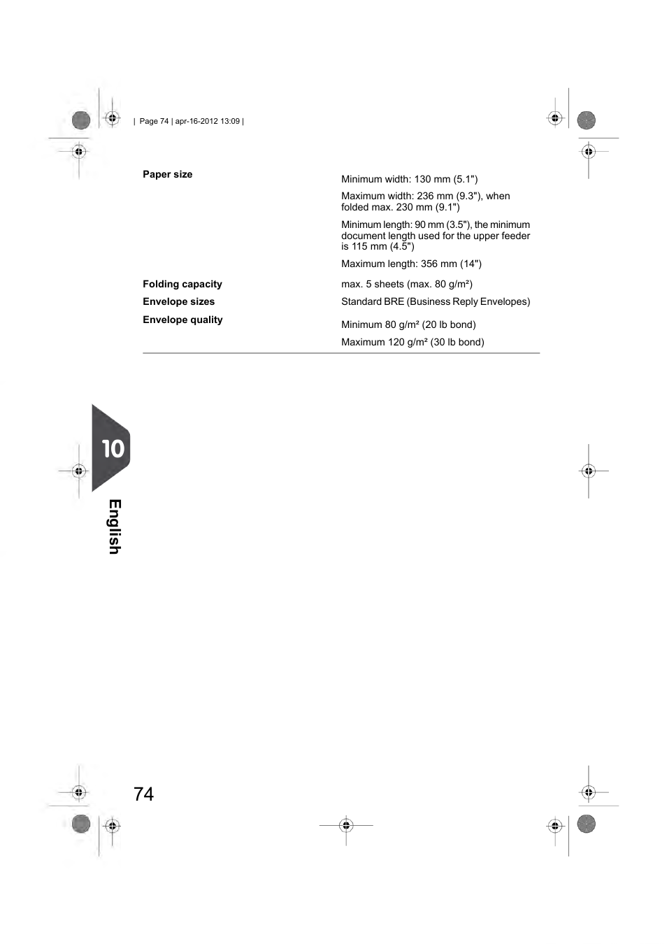 English | Formax 6204 Series User Manual | Page 79 / 90