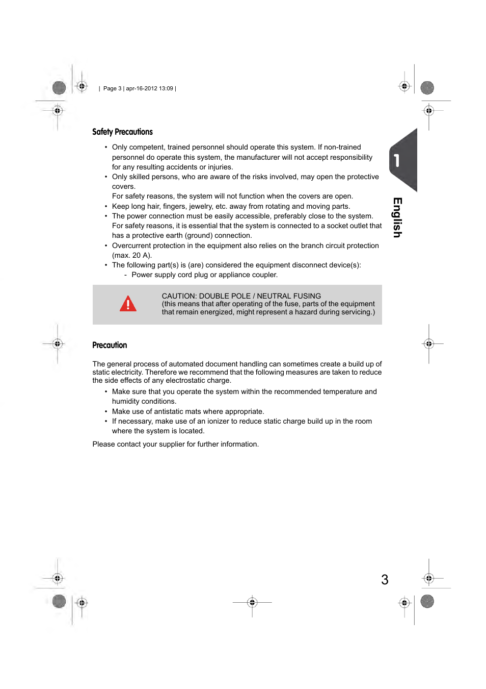 English | Formax 6204 Series User Manual | Page 8 / 90