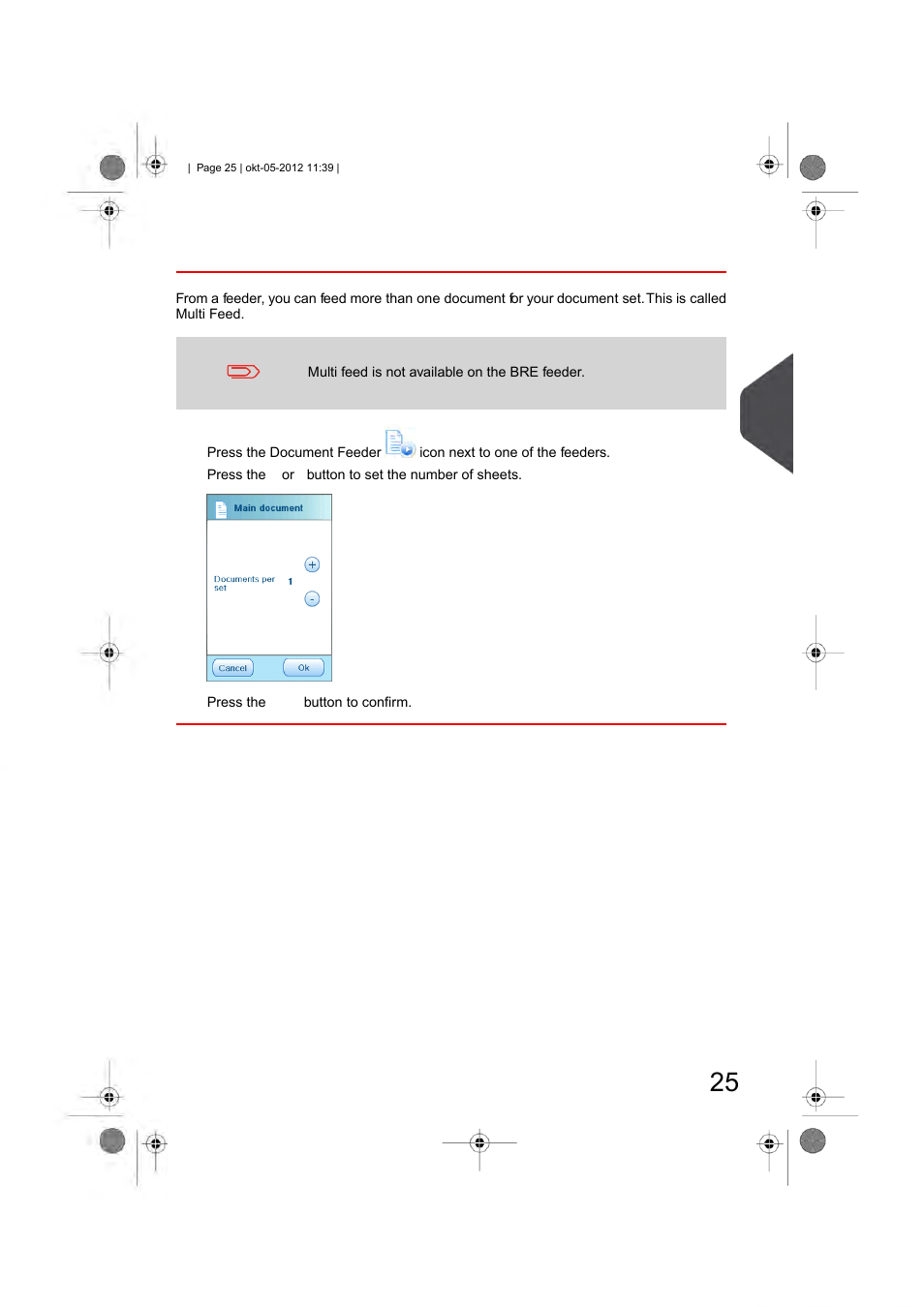 Multi feed, English | Formax 6206 Series User Manual | Page 30 / 85