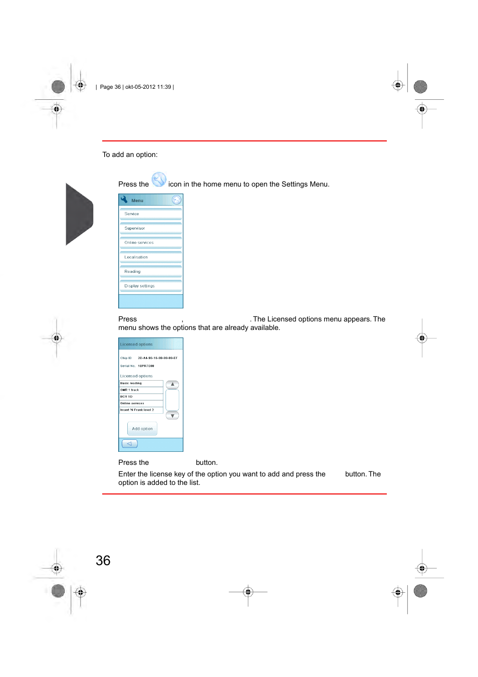 Add an option, English | Formax 6206 Series User Manual | Page 41 / 85