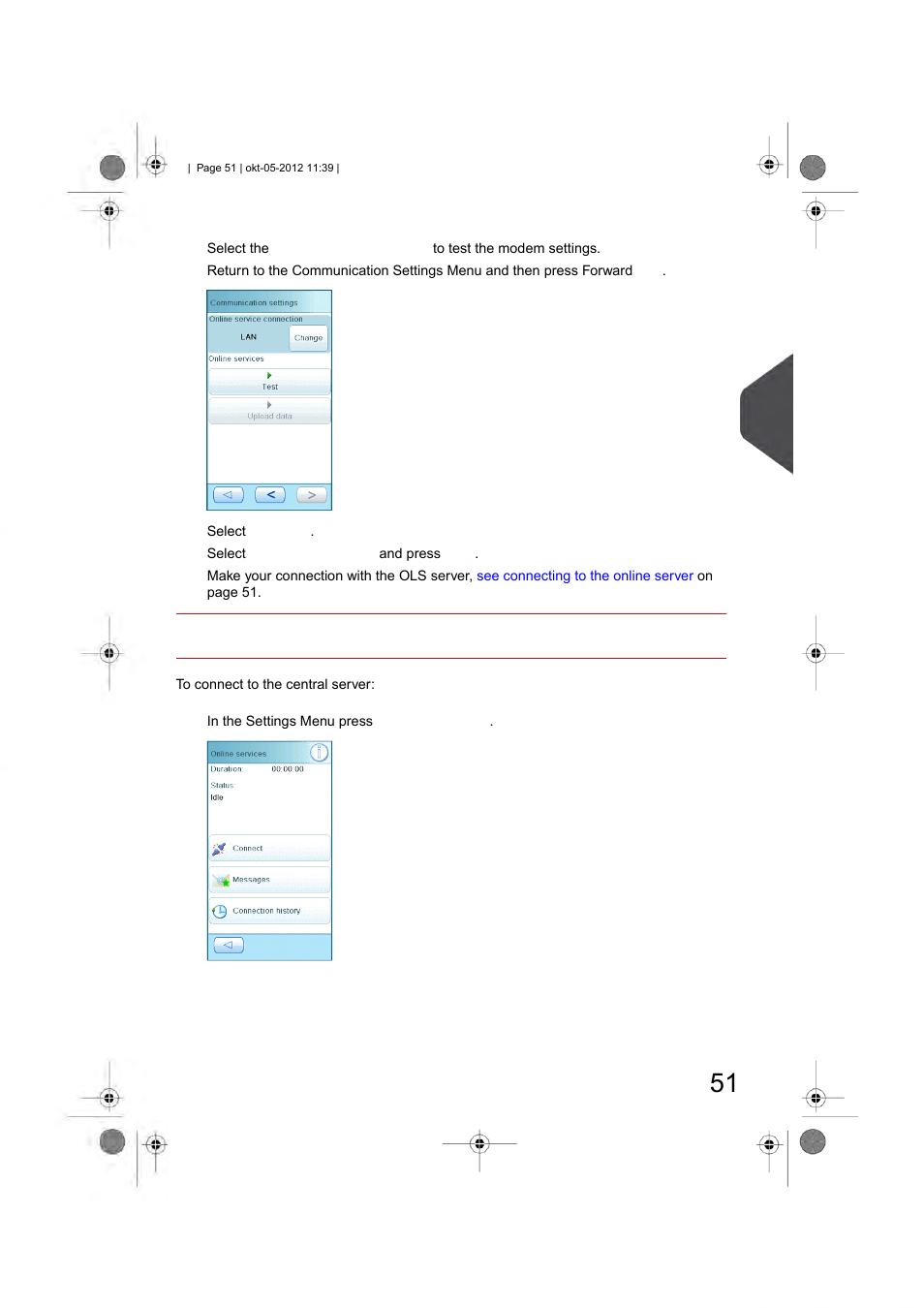 Connecting to the online server, English | Formax 6206 Series User Manual | Page 56 / 85