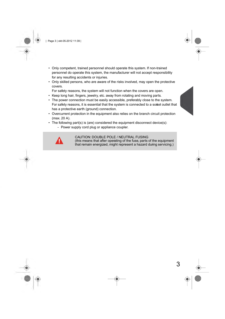 English, Country specific conditions | Formax 6206 Series User Manual | Page 8 / 85