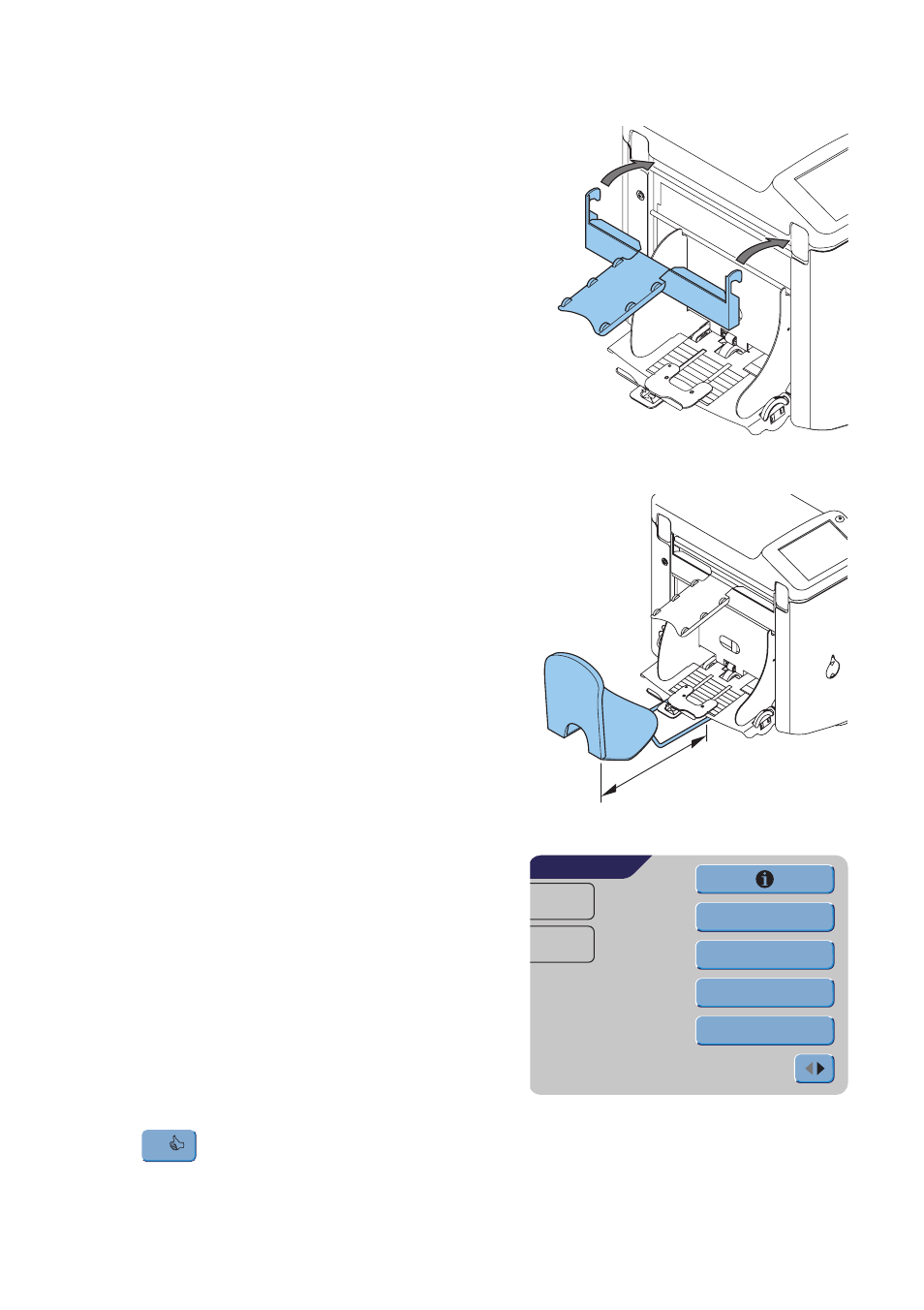 Slide and envelope catch tray, 3 starting up, Starting up | Formax 6302 Series User Manual | Page 12 / 57