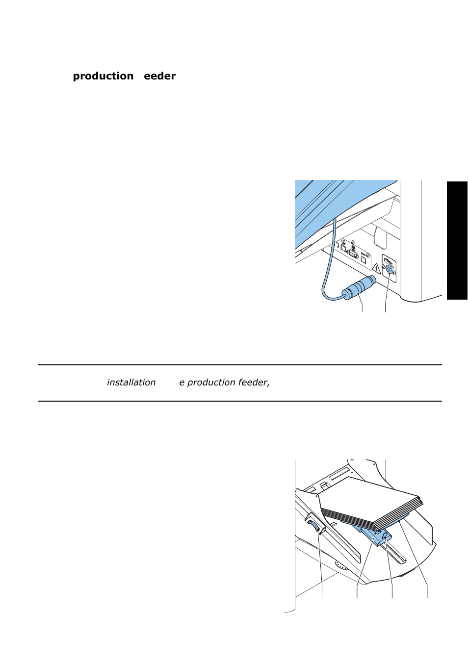 Options, 1 maxifeedertm, Function | Preparations, Adjusting side guides, Options 7.1 production feeder, Gh i j | Formax 6302 Series User Manual | Page 41 / 57