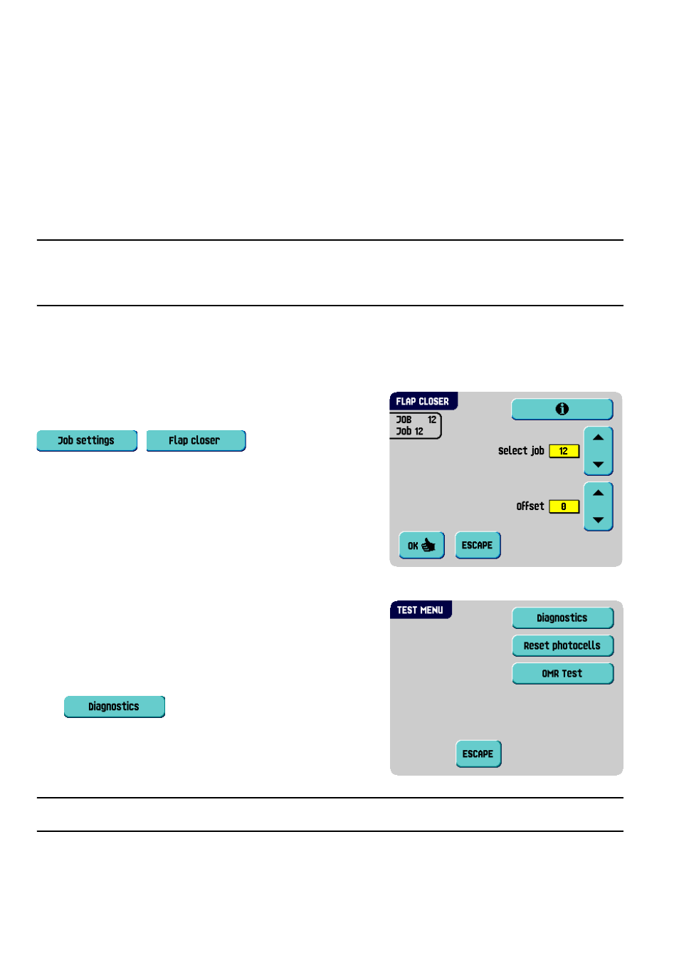 Flap closer, Test | Formax 6402 Series User Manual | Page 20 / 75