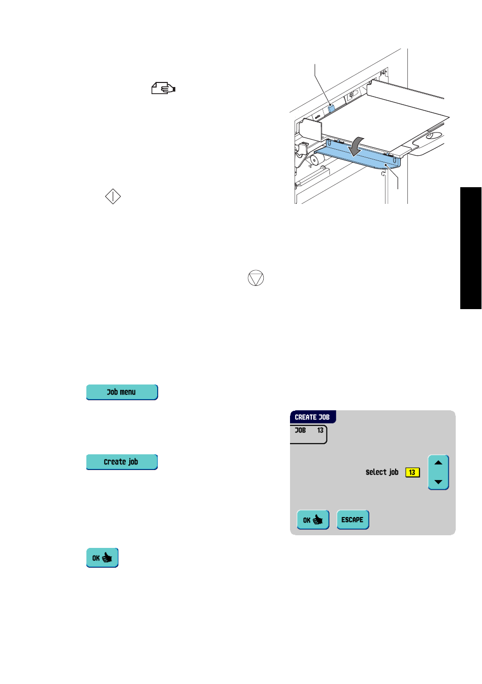 9 create a job, Create a job, 9 ”create a | English | Formax 6402 Series User Manual | Page 33 / 75