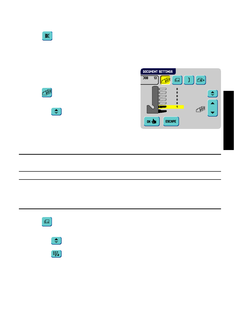3 document settings, English | Formax 6402 Series User Manual | Page 35 / 75