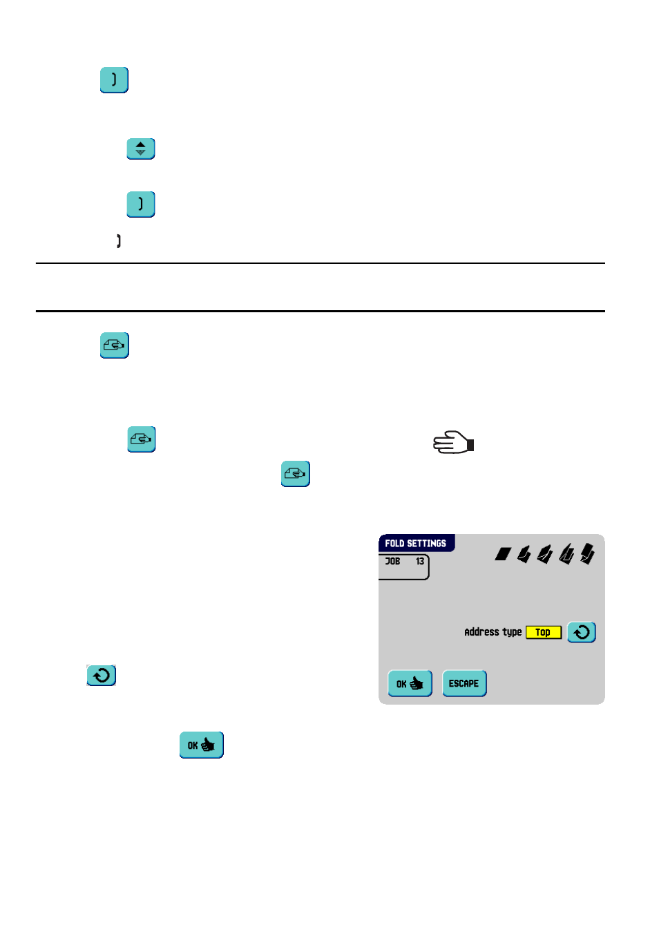 4 fold settings | Formax 6402 Series User Manual | Page 36 / 75