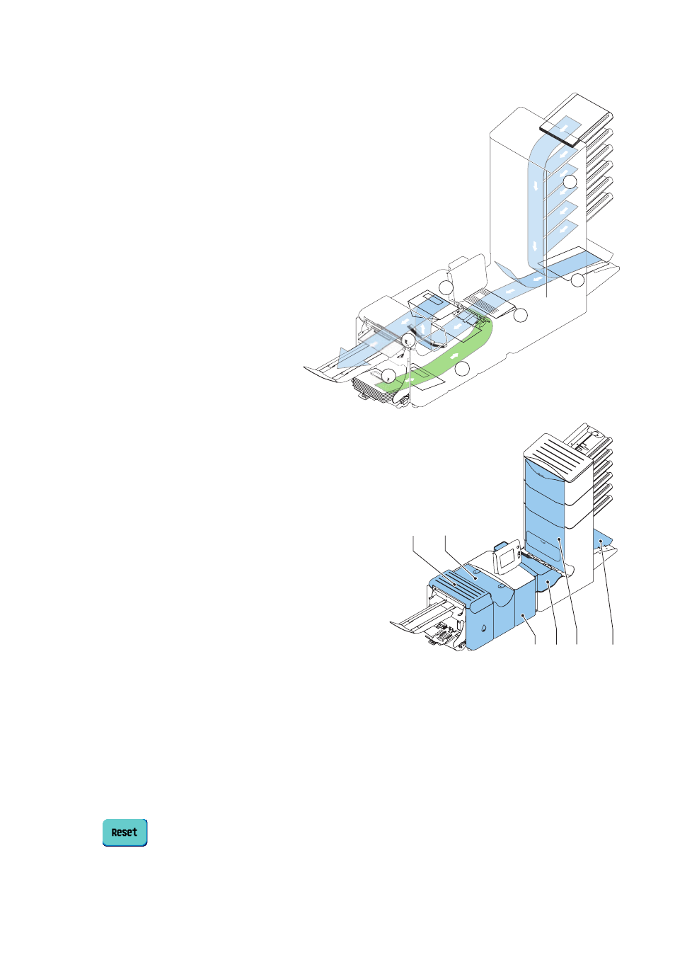 1 exit, sealing and inserting area | Formax 6402 Series User Manual | Page 58 / 75