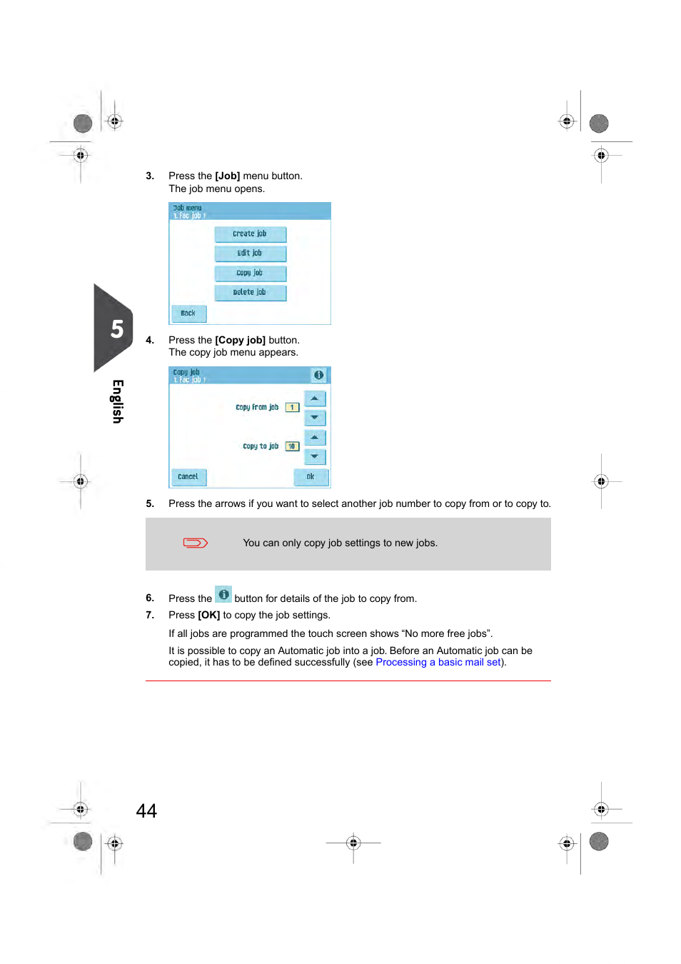 En glish | Formax 6404 Series User Manual | Page 51 / 122