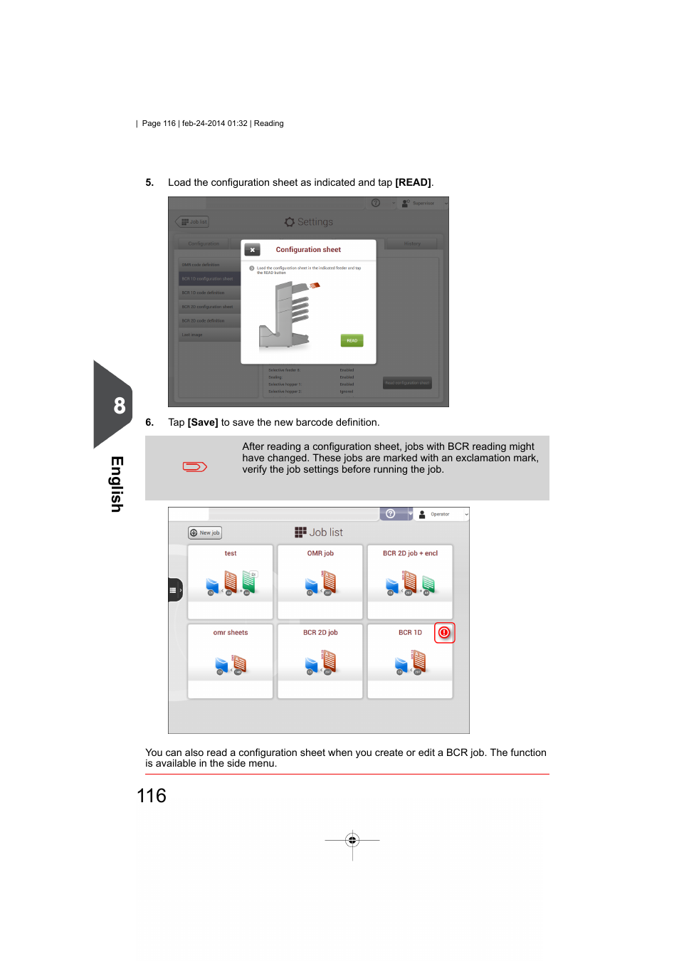 English | Formax 6606 Series User Manual | Page 120 / 159