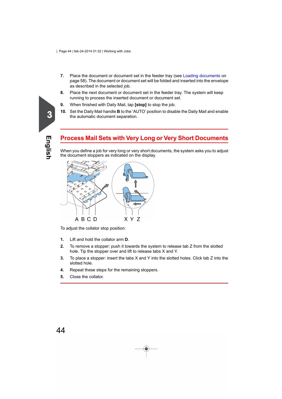 English | Formax 6606 Series User Manual | Page 48 / 159