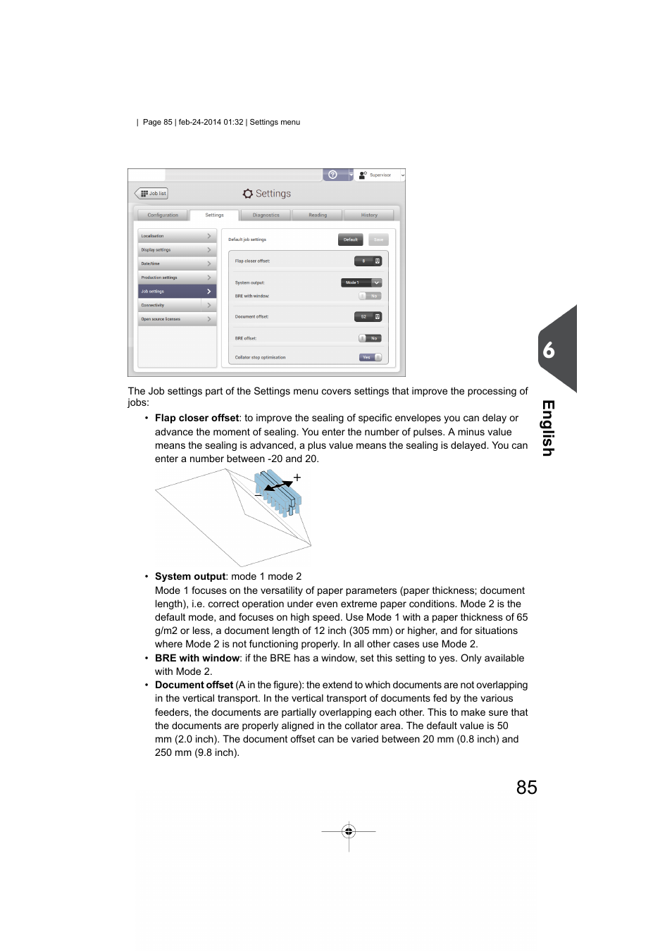 English | Formax 6606 Series User Manual | Page 89 / 159
