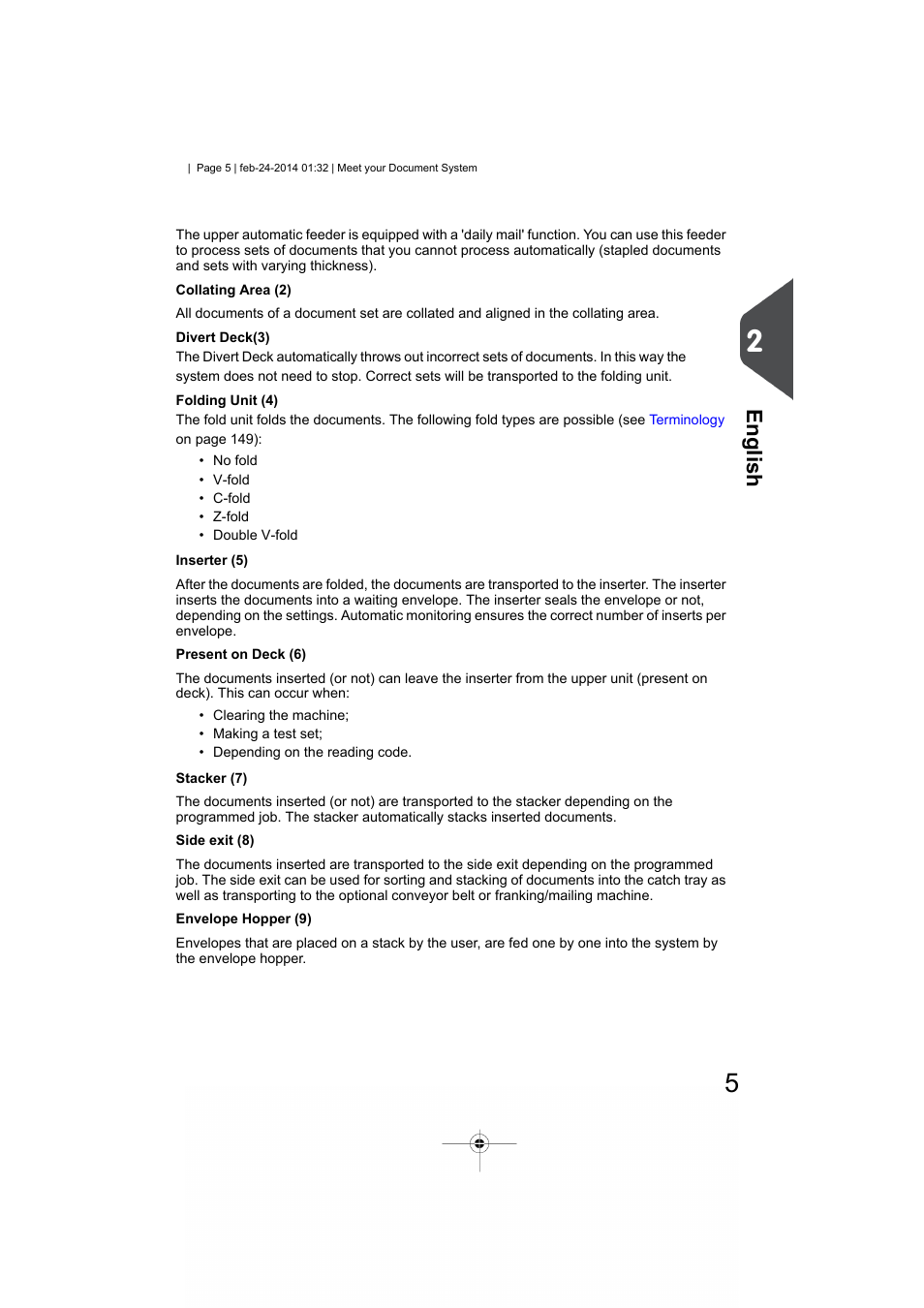 English | Formax 6606 Series User Manual | Page 9 / 159