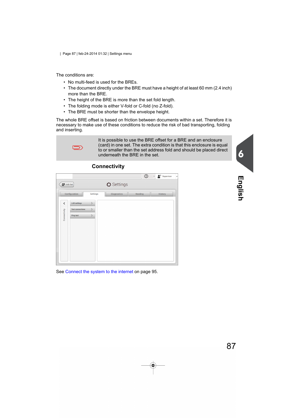 Connectivity, English | Formax 6606 Series User Manual | Page 91 / 159