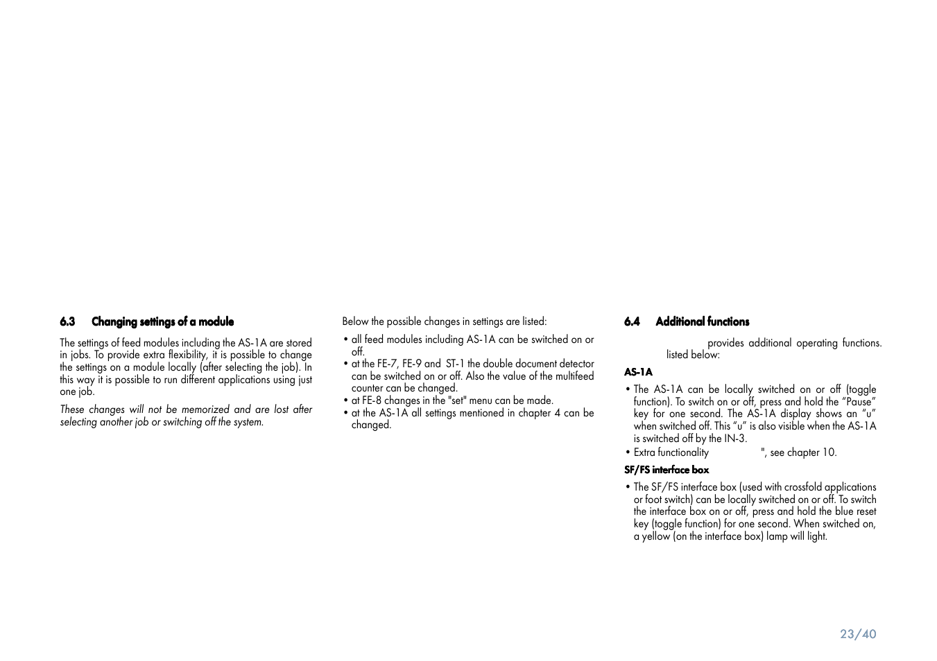 Formax 6900 Series User Manual | Page 24 / 41