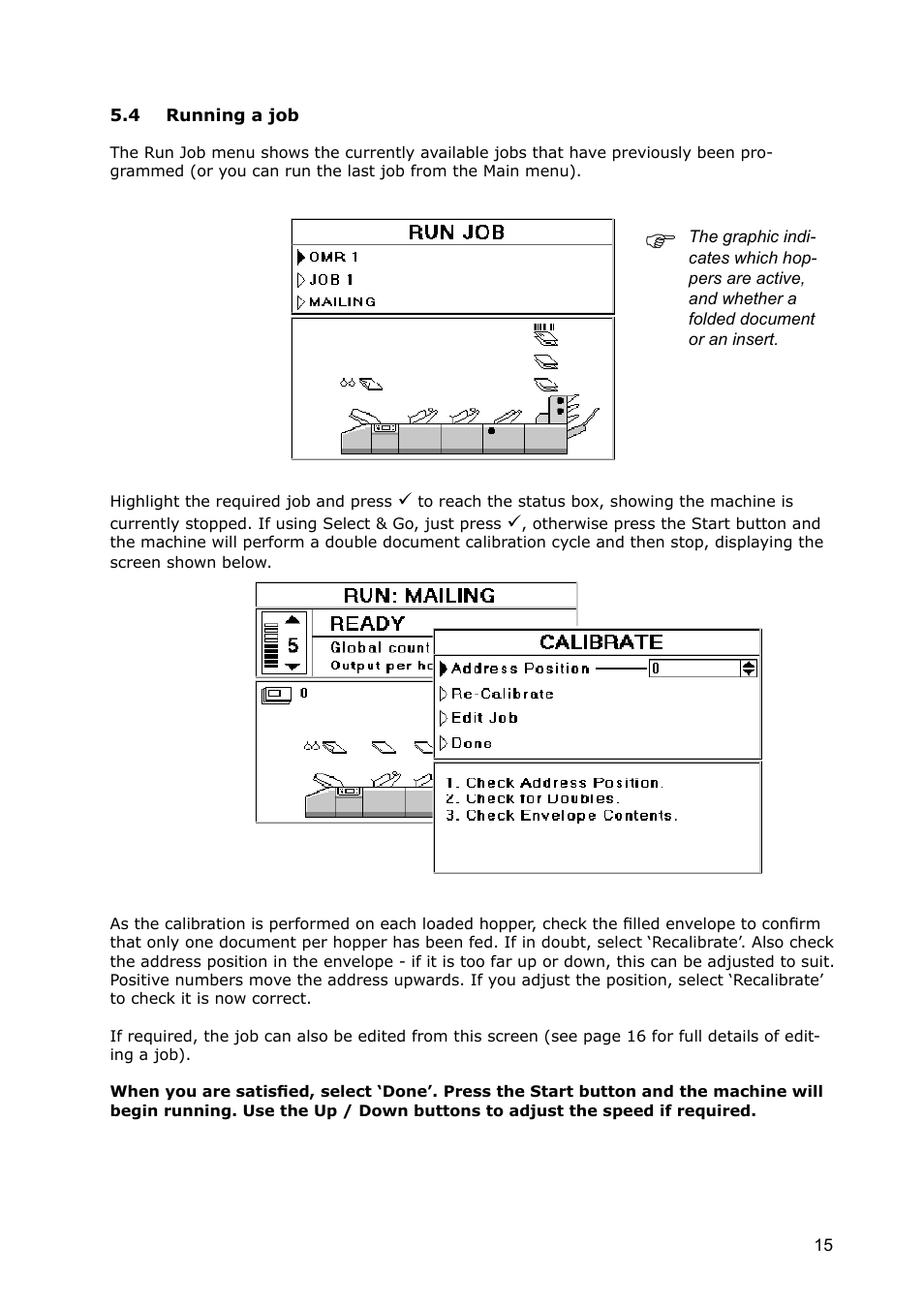 4 running a job | Formax 7100 Series User Manual | Page 16 / 47