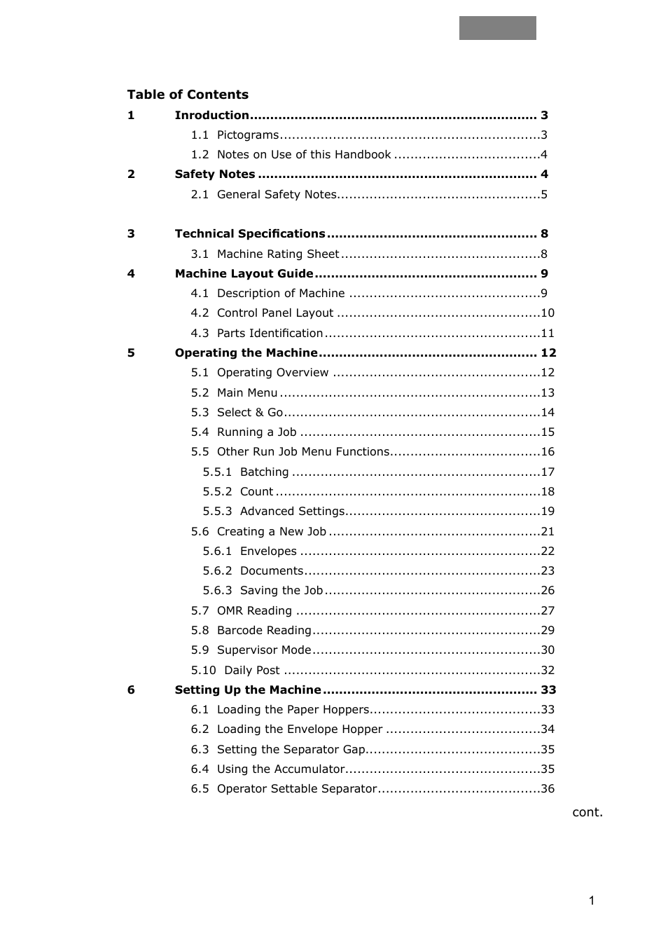 Formax 7100 Series User Manual | Page 2 / 47