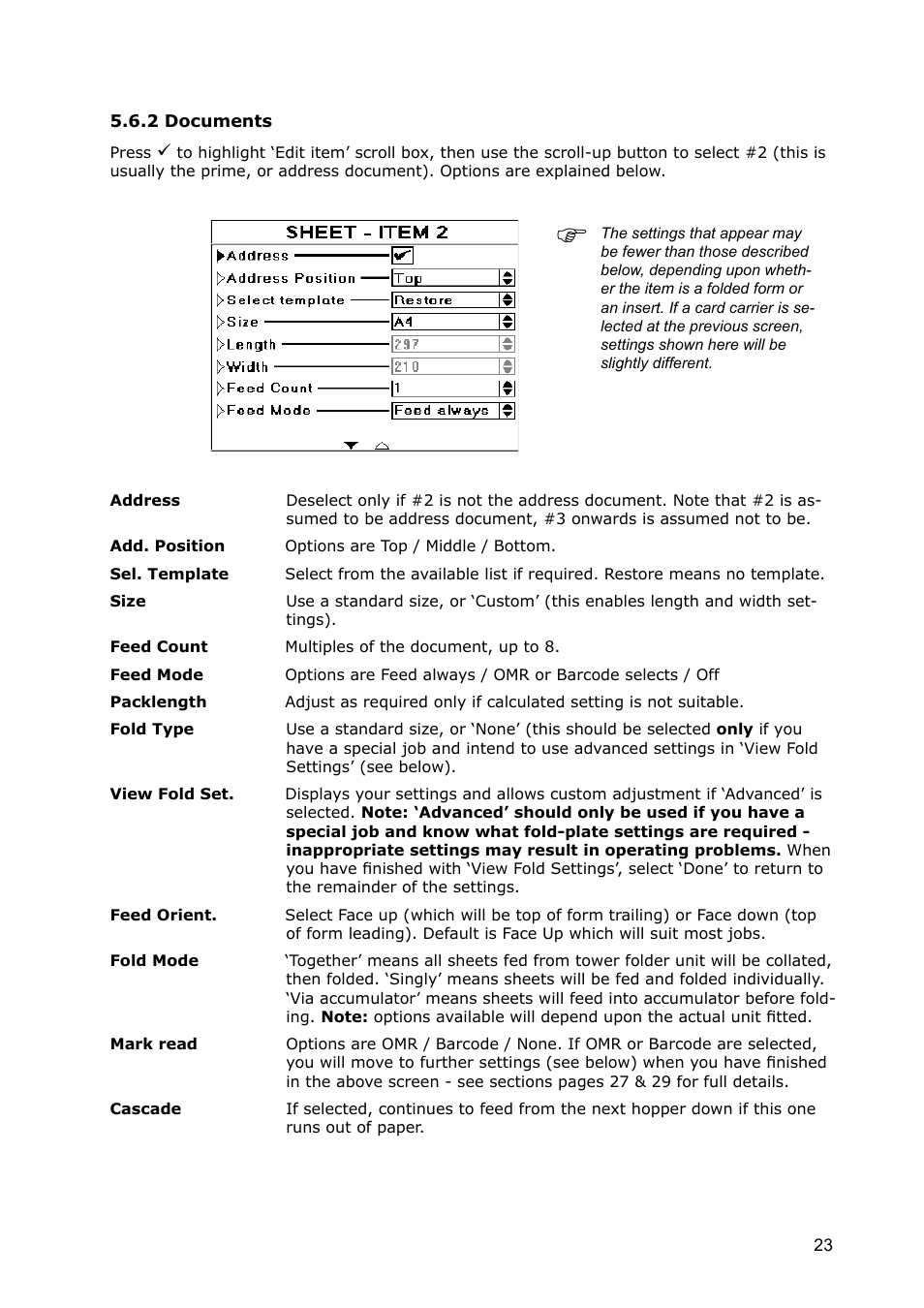 2 documents | Formax 7100 Series User Manual | Page 24 / 47