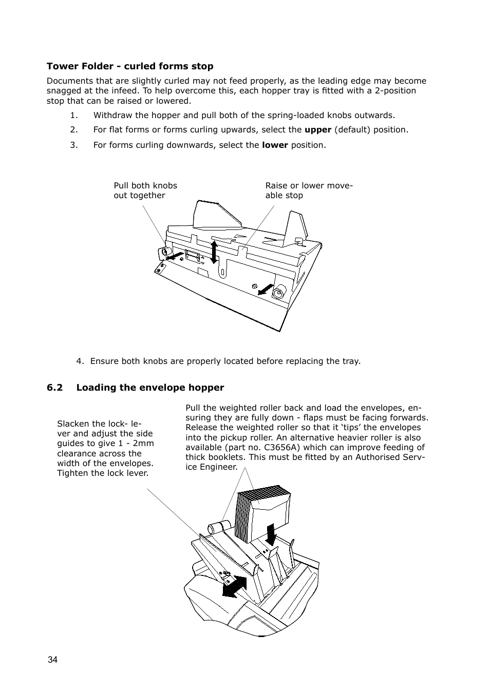 2 loading the envelope hopper | Formax 7100 Series User Manual | Page 35 / 47