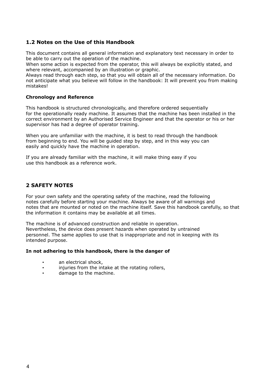 2 notes on this handbook, Safety notes | Formax 7100 Series User Manual | Page 5 / 47