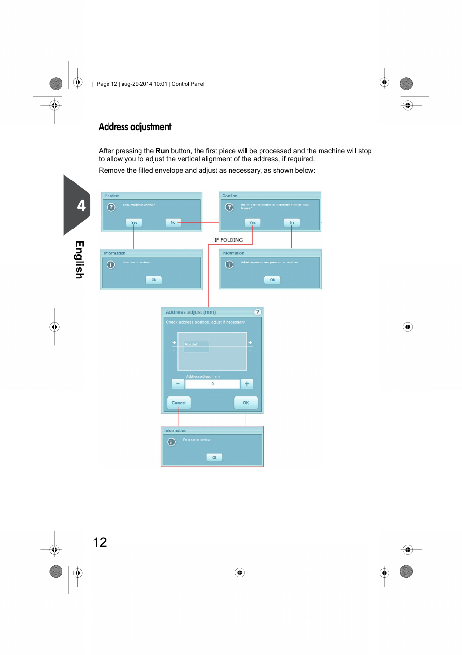 Address adjustment | Formax 7102/7102XT Series User Manual | Page 15 / 100