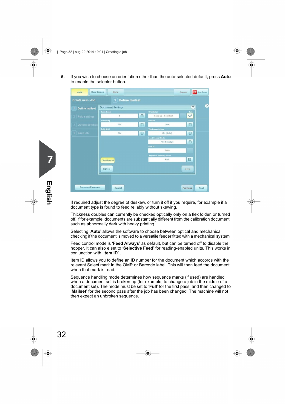 English | Formax 7102/7102XT Series User Manual | Page 35 / 100