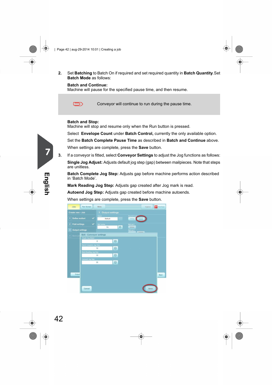 English | Formax 7102/7102XT Series User Manual | Page 45 / 100