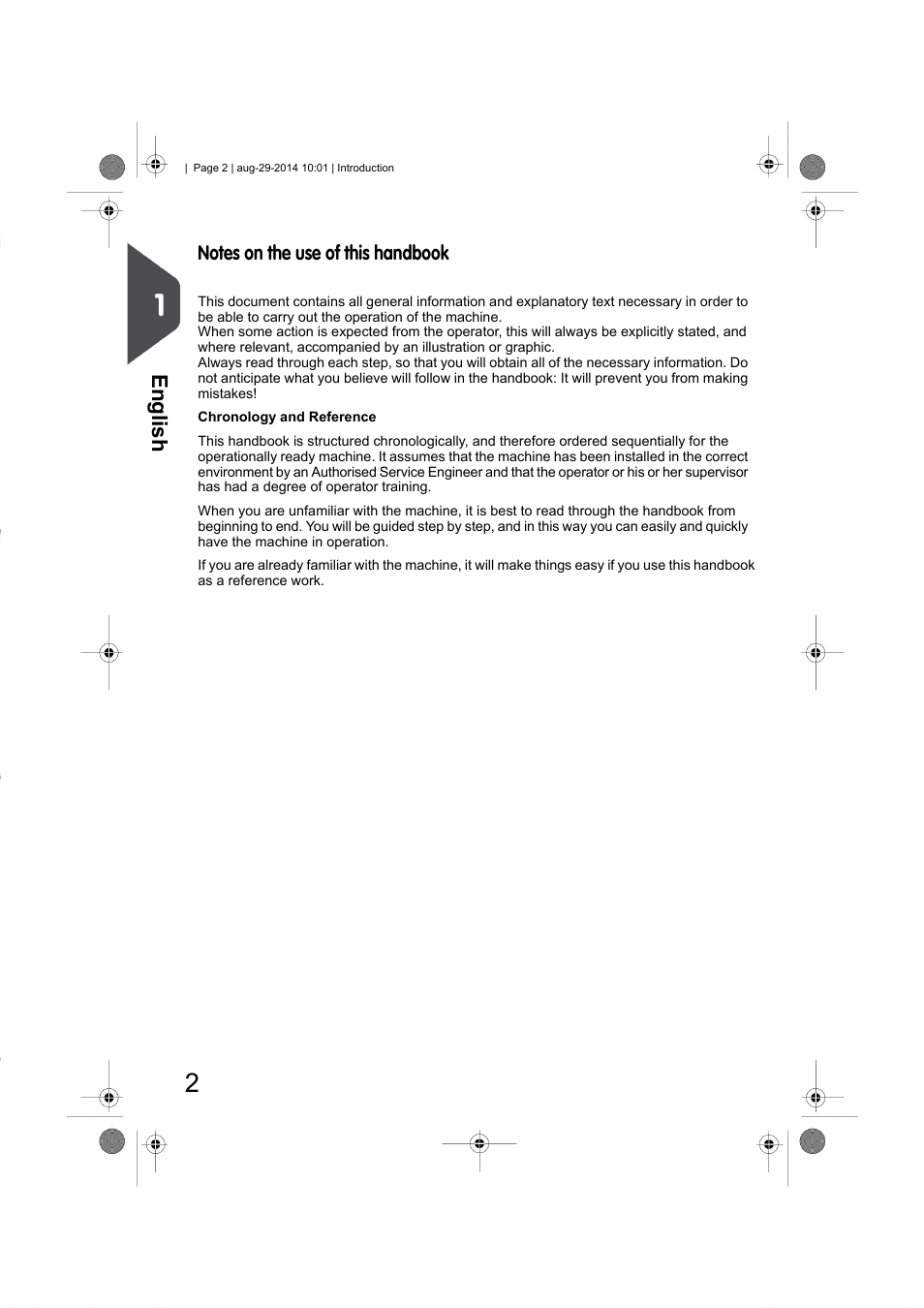 Notes on the use of this handbook, English | Formax 7102/7102XT Series User Manual | Page 5 / 100