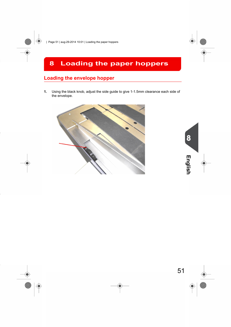 Loading the paper hoppers, Loading the envelope hopper | Formax 7102/7102XT Series User Manual | Page 54 / 100