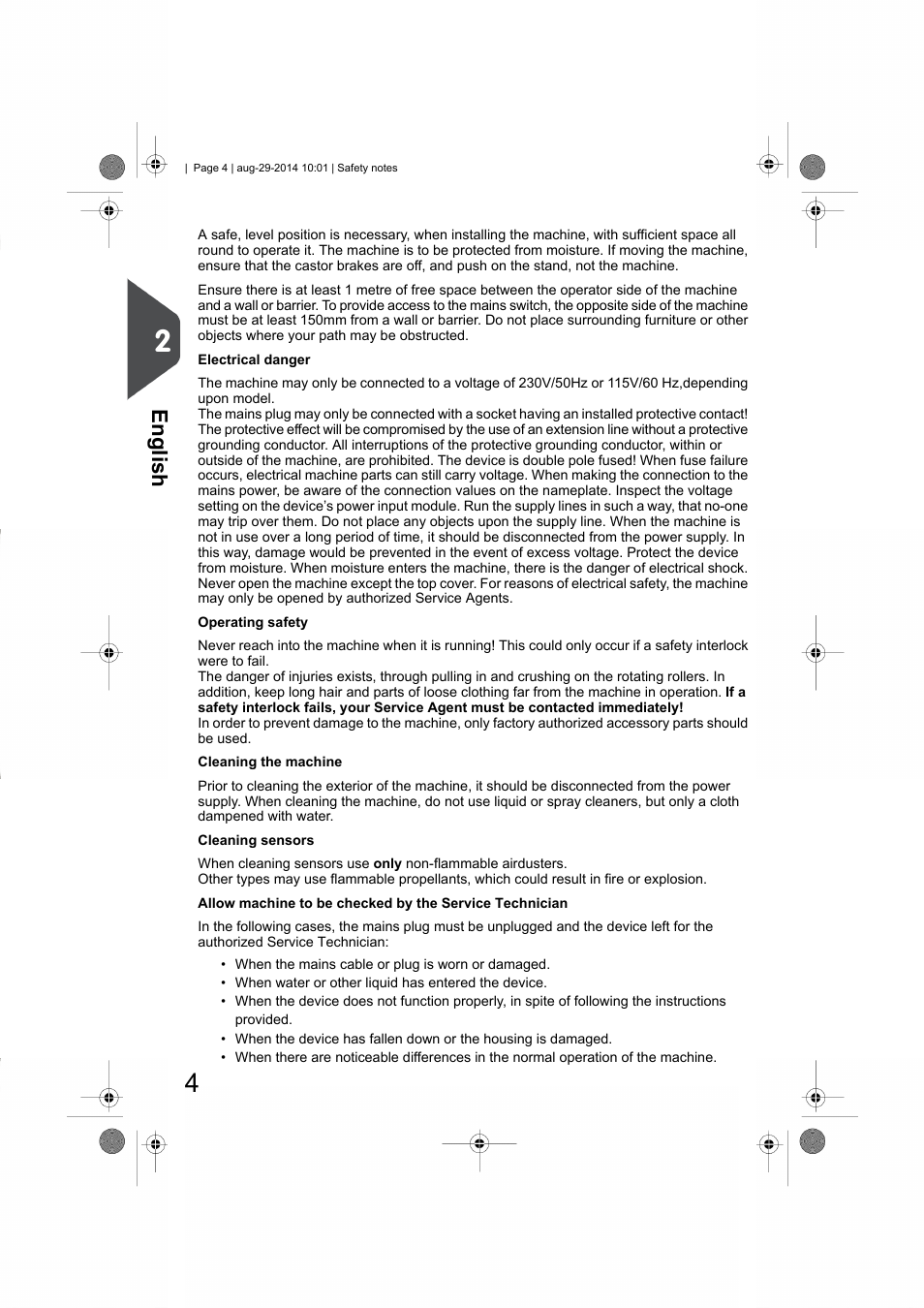 English | Formax 7102/7102XT Series User Manual | Page 7 / 100