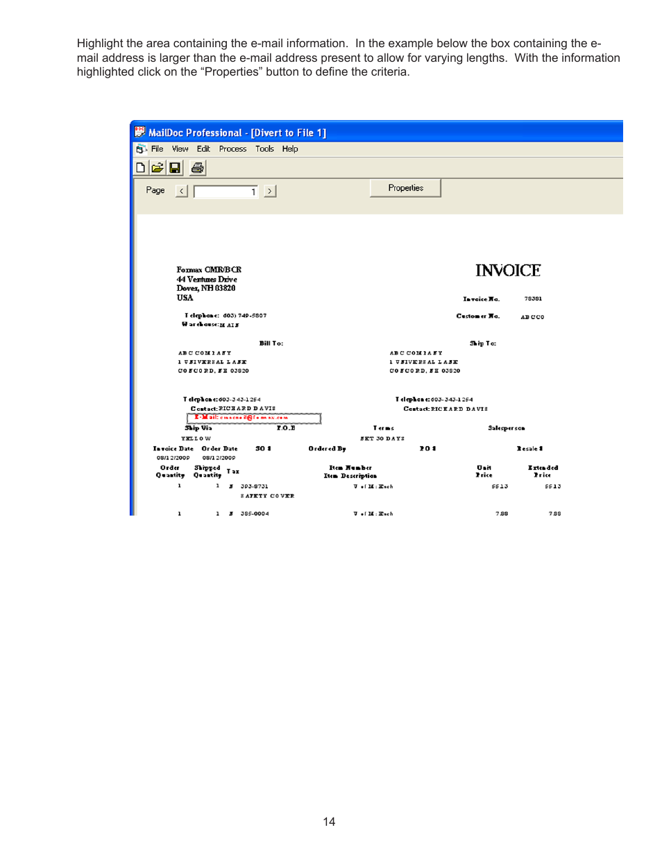Formax MailDoc Professional Installation/Setup Guide, Rev. 2 User Manual | Page 18 / 30