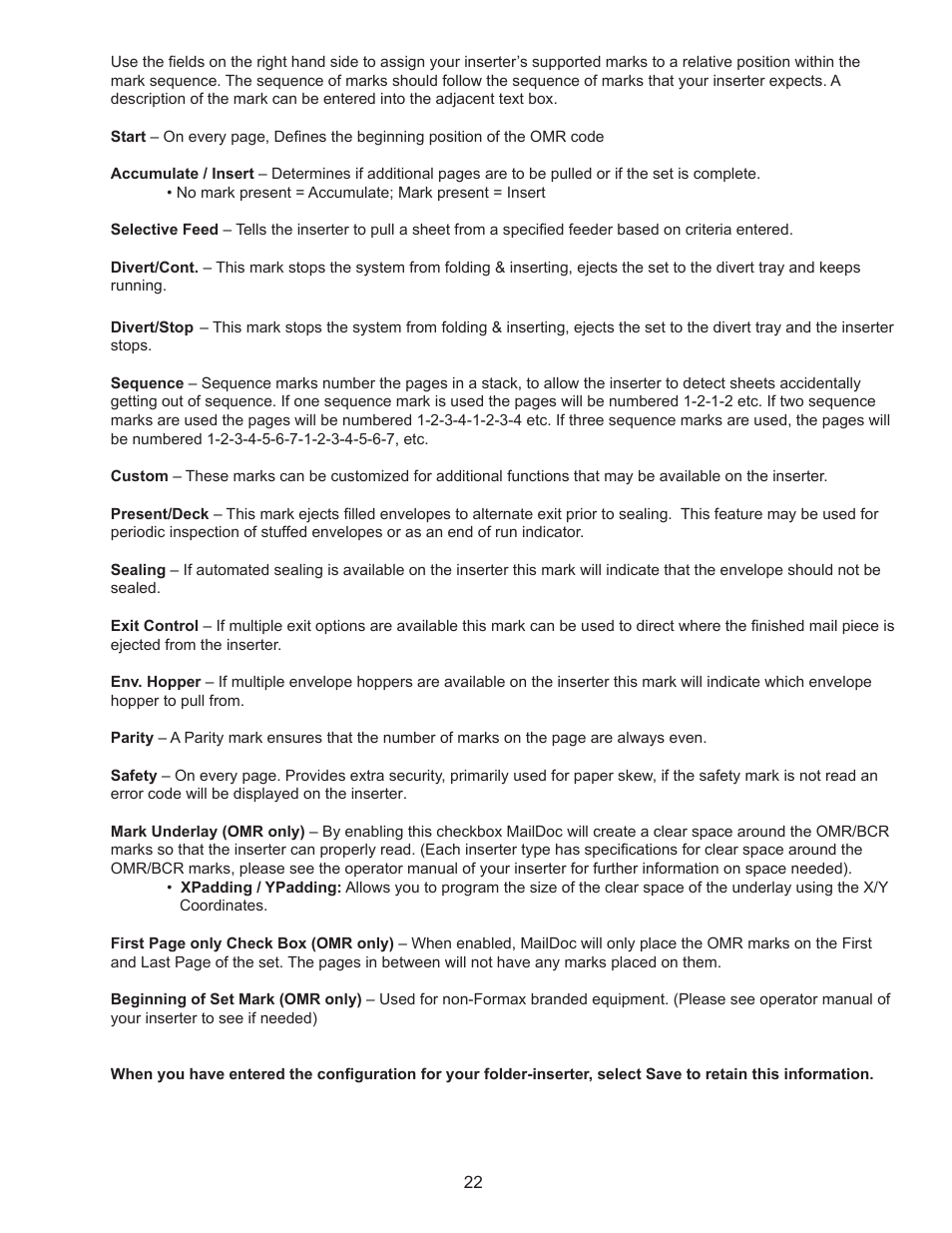 Formax MailDoc Professional Installation/Setup Guide, Rev. 2 User Manual | Page 26 / 30