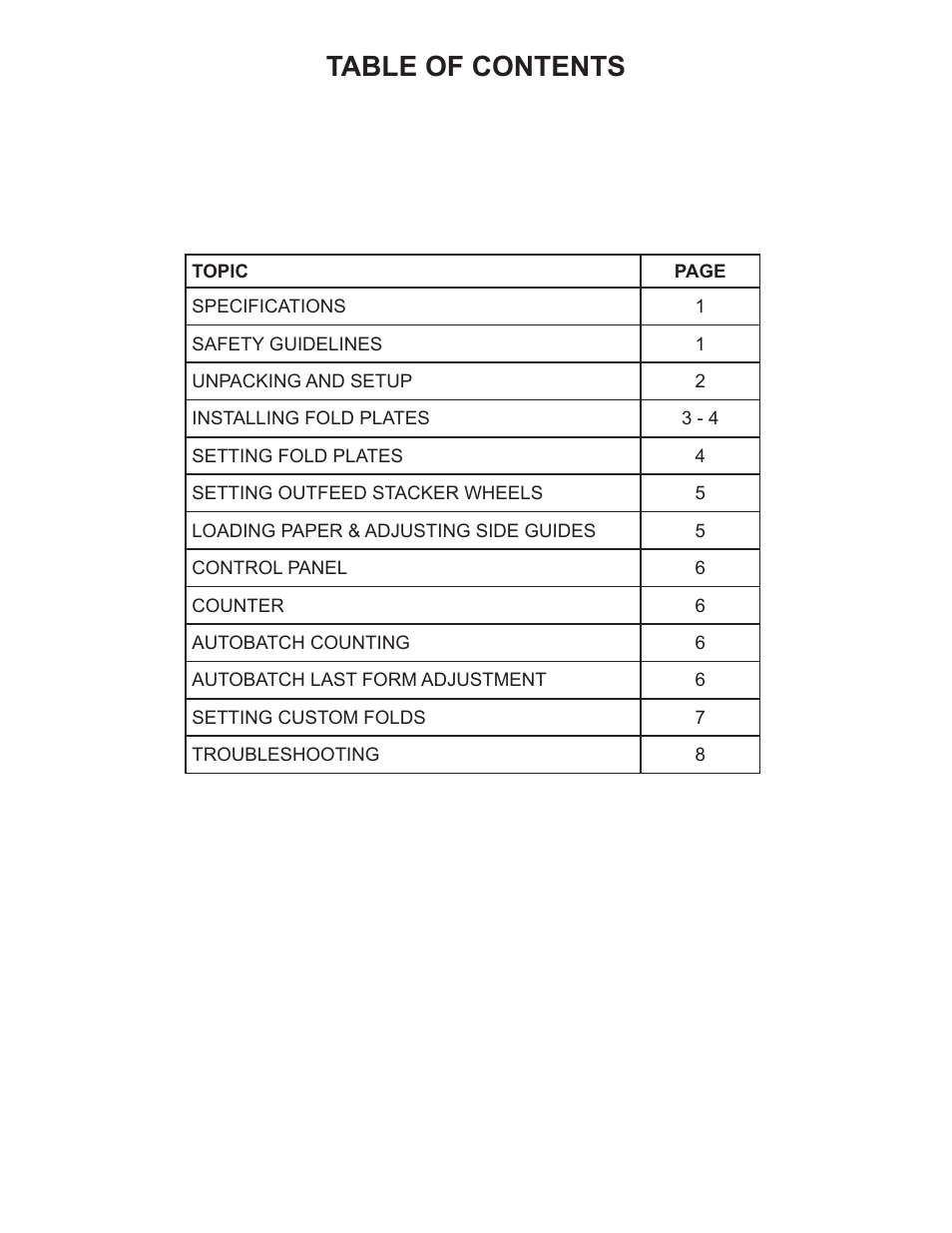 Formax FD 314 User Manual | Page 3 / 13