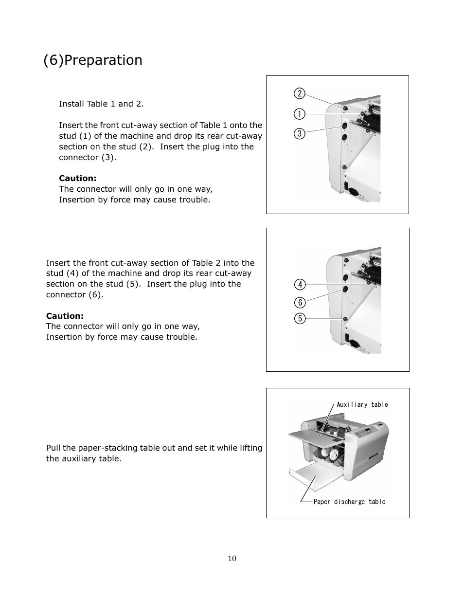 6)preparation | Formax FD 372 User Manual | Page 10 / 26