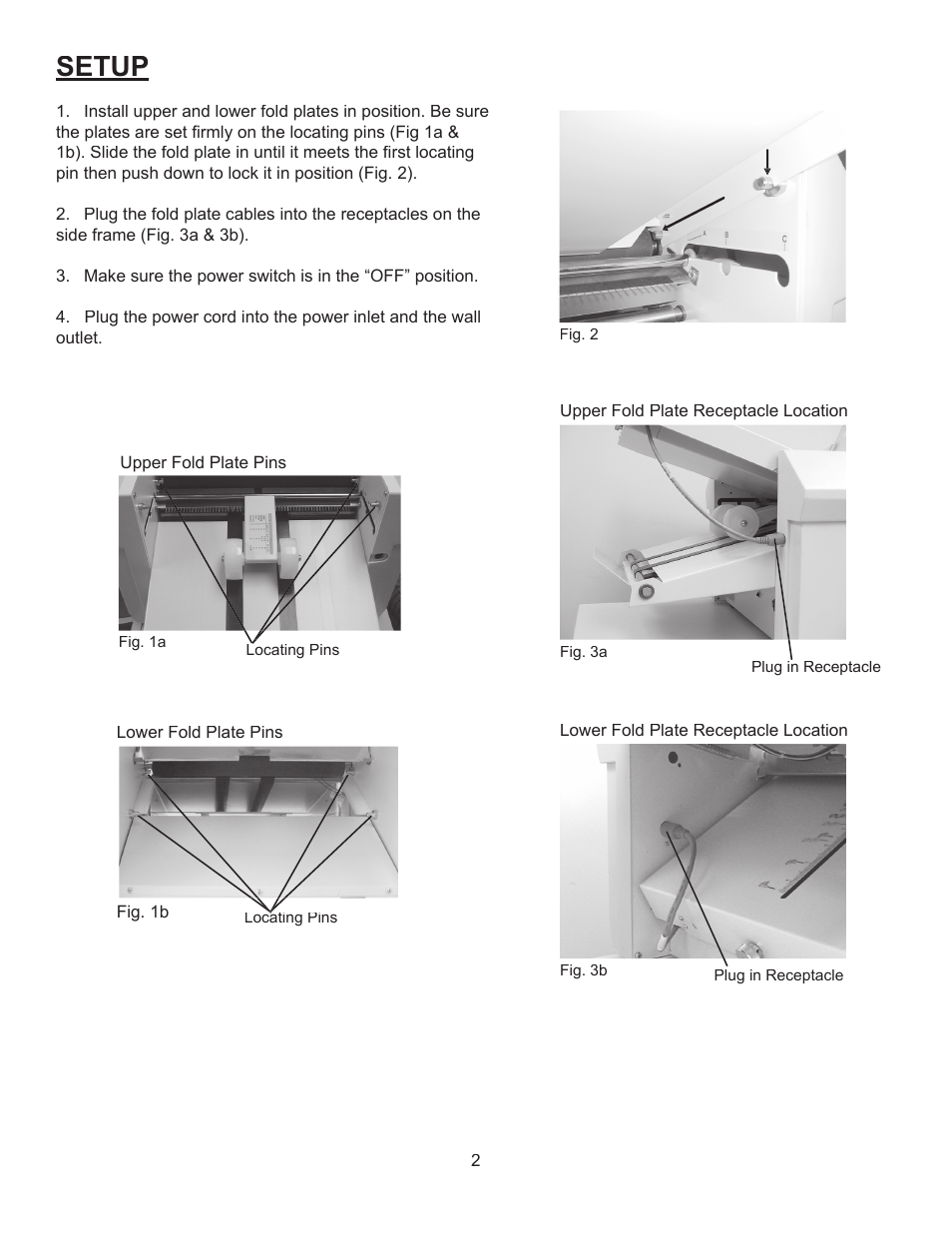 Setup | Formax FD 380 User Manual | Page 6 / 16