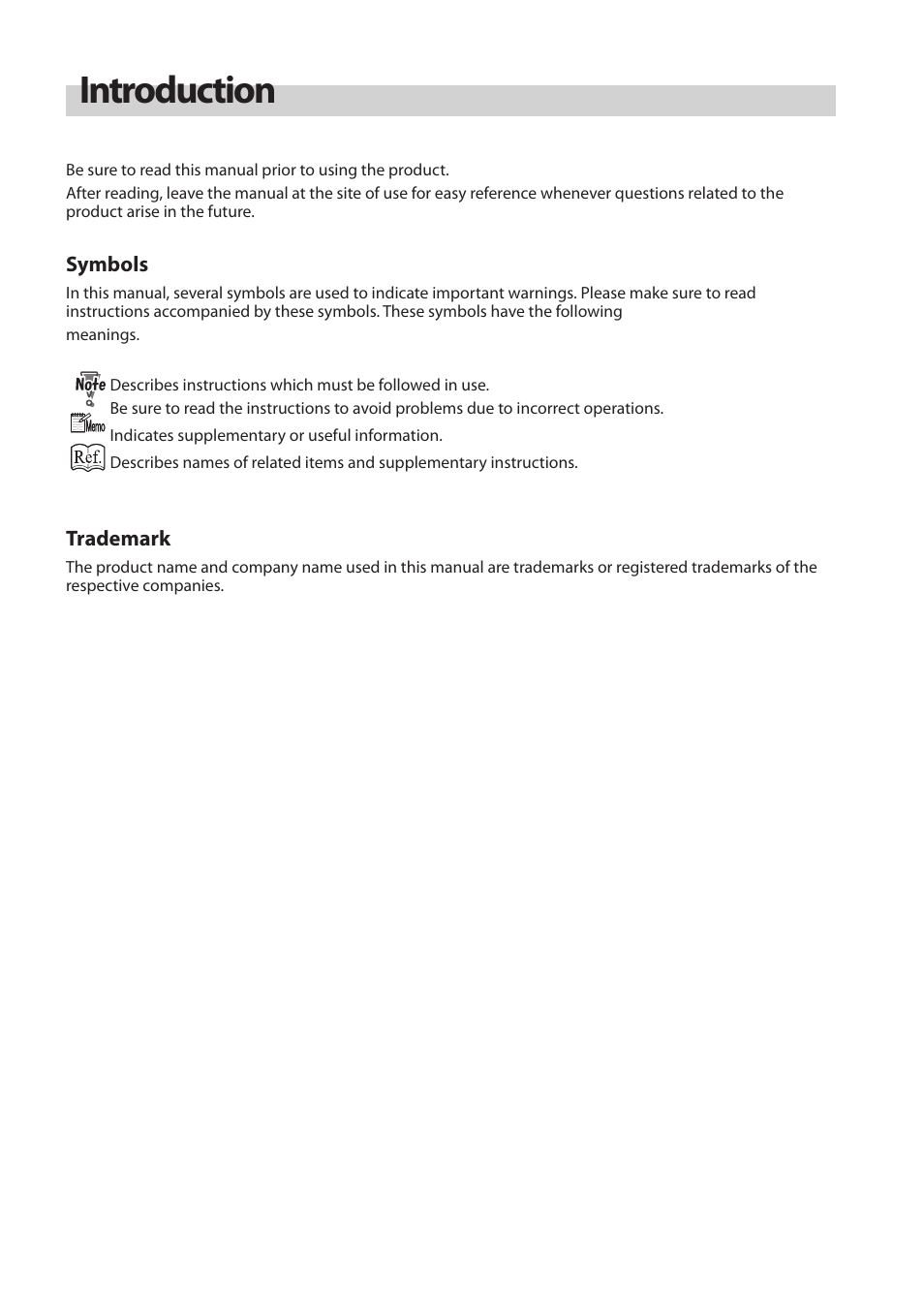 Introduction, Symbols, Trademark | Formax FD 3200 User Manual | Page 2 / 93