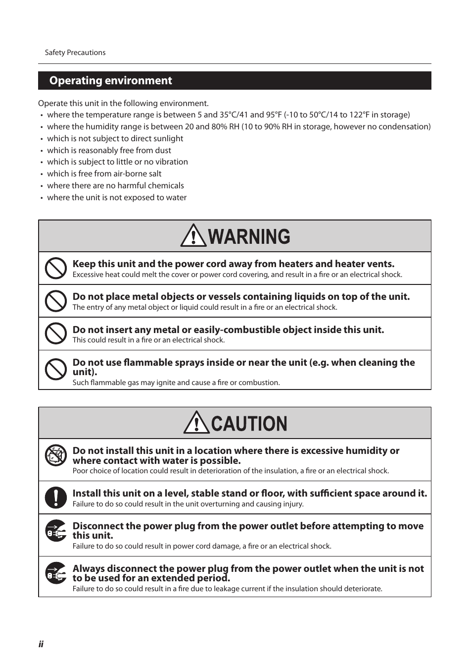 Operating environment | Formax FD 3200 User Manual | Page 5 / 93
