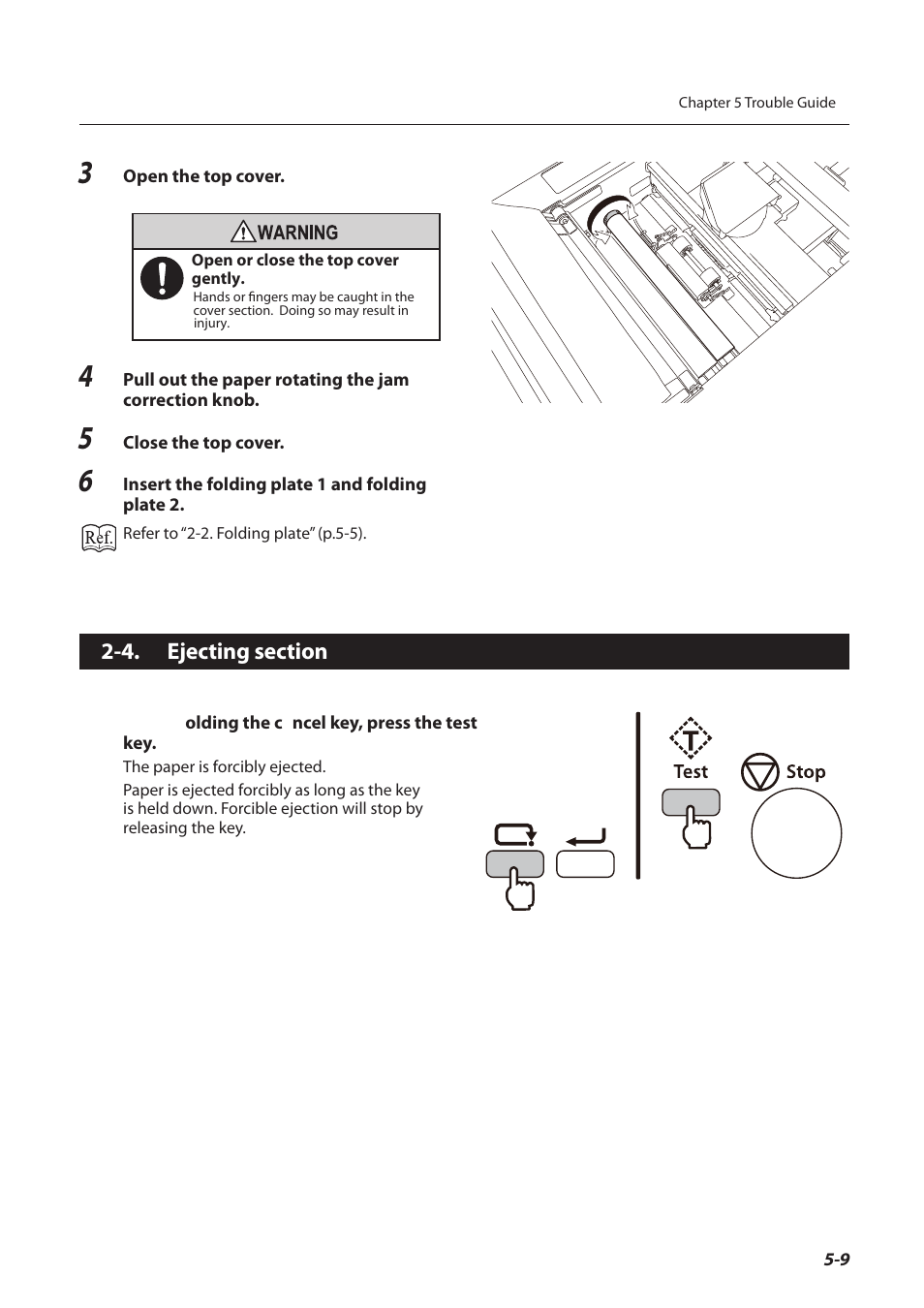 4. ejecting section, Ejecting section -9 | Formax FD 3200 User Manual | Page 88 / 93