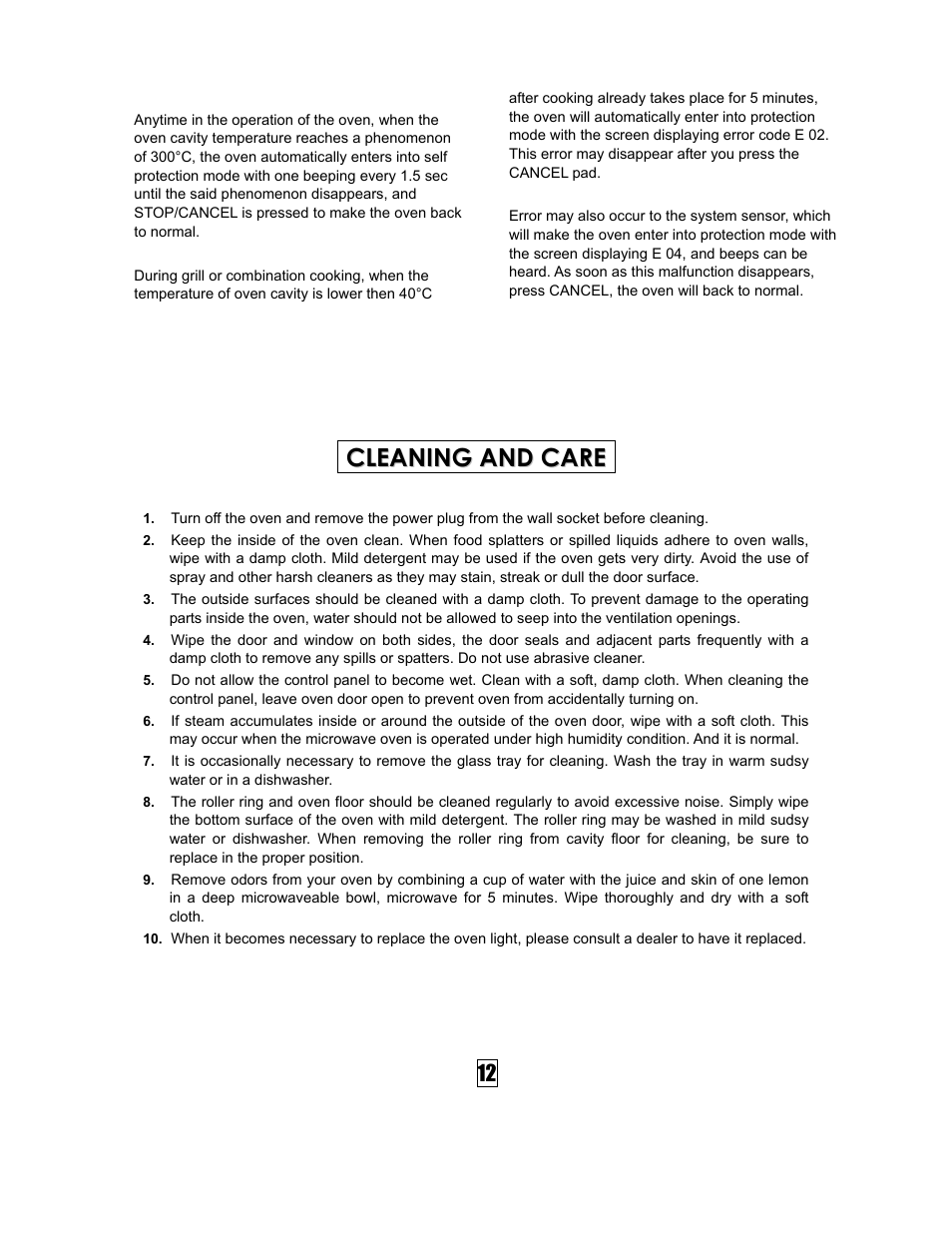 Curtis SMW5500 User Manual | Page 13 / 13