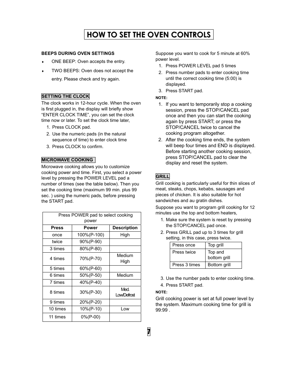 Curtis SMW5500 User Manual | Page 8 / 13