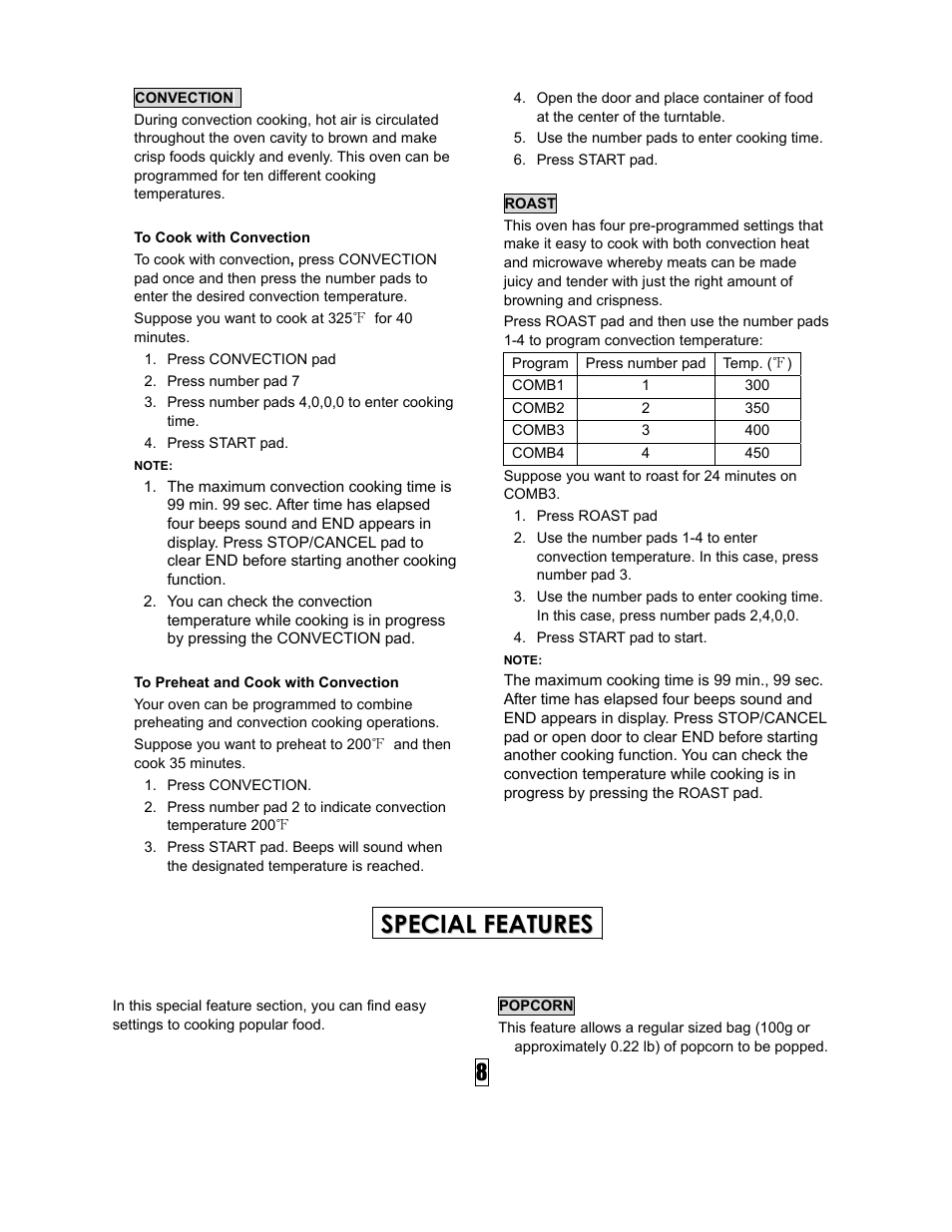 Curtis SMW5500 User Manual | Page 9 / 13