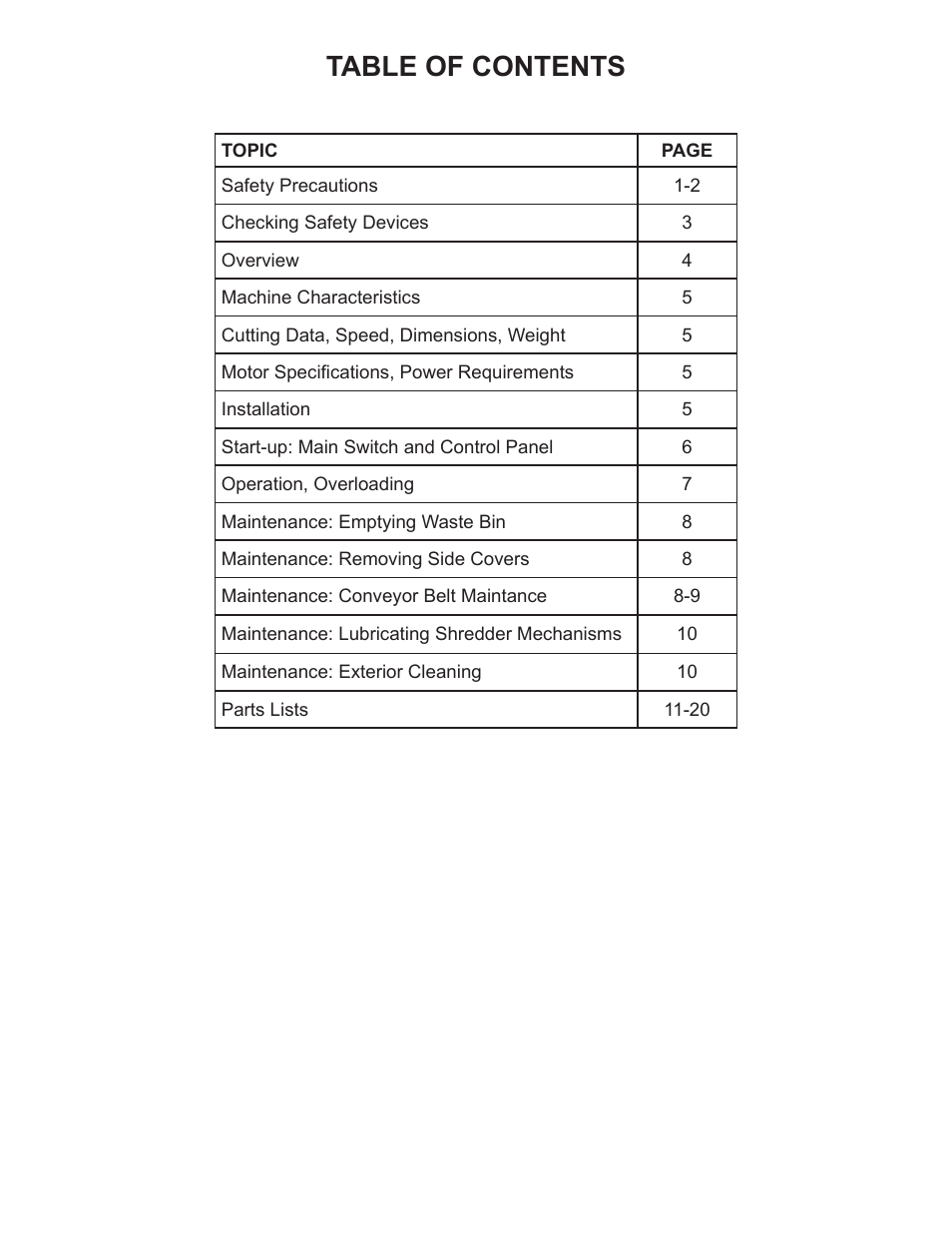 Formax FD 8804 User Manual | Page 3 / 24