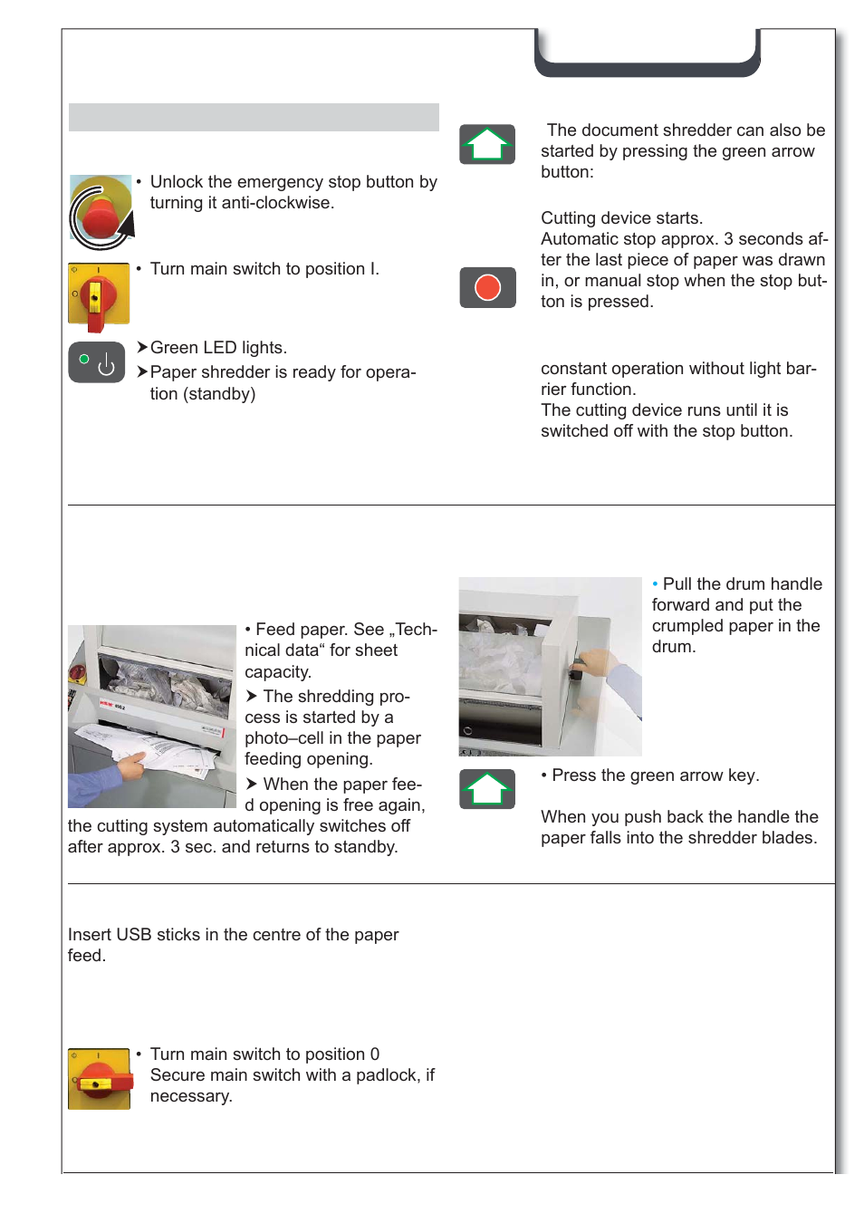 English, 4 operation | Formax FD 8850CC User Manual | Page 4 / 6