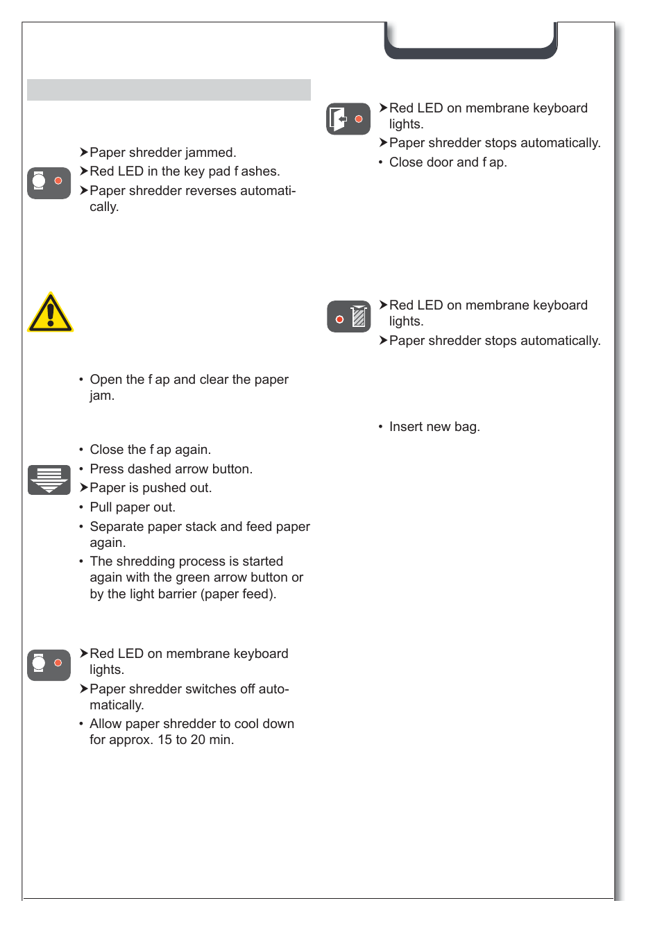 English, 5 troubleshooting | Formax FD 8850CC User Manual | Page 5 / 6