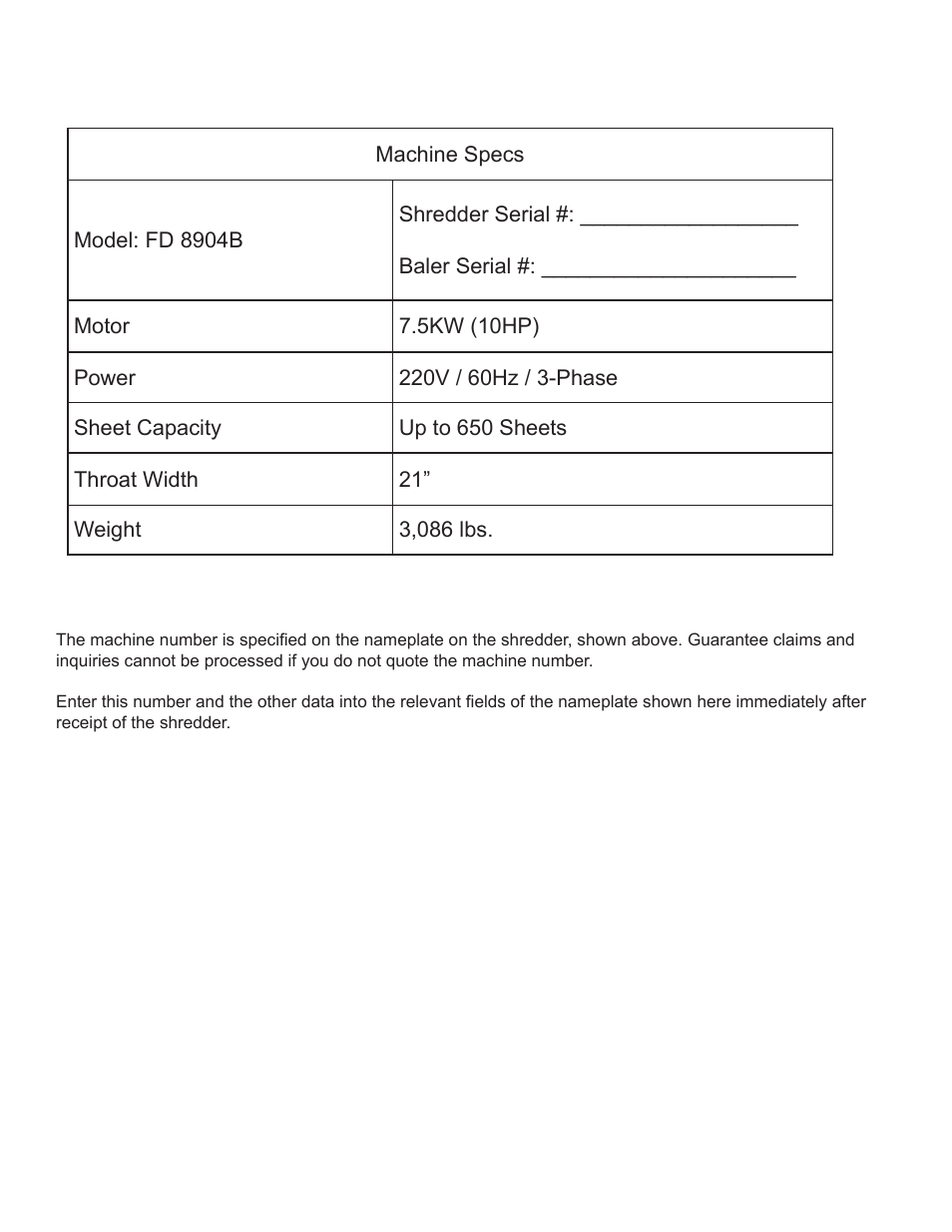 Formax FD 8904B User Manual | Page 2 / 23
