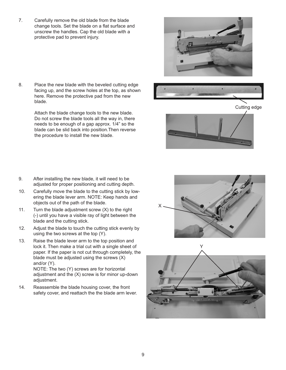 Formax Cut-True 13M User Manual | Page 12 / 12