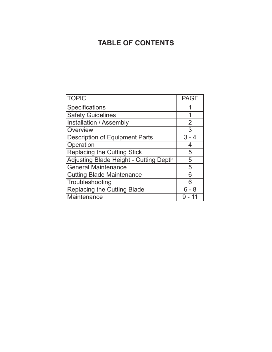 Formax Cut-True 27S User Manual | Page 3 / 11